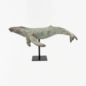 Ballena en resina con base - D1842