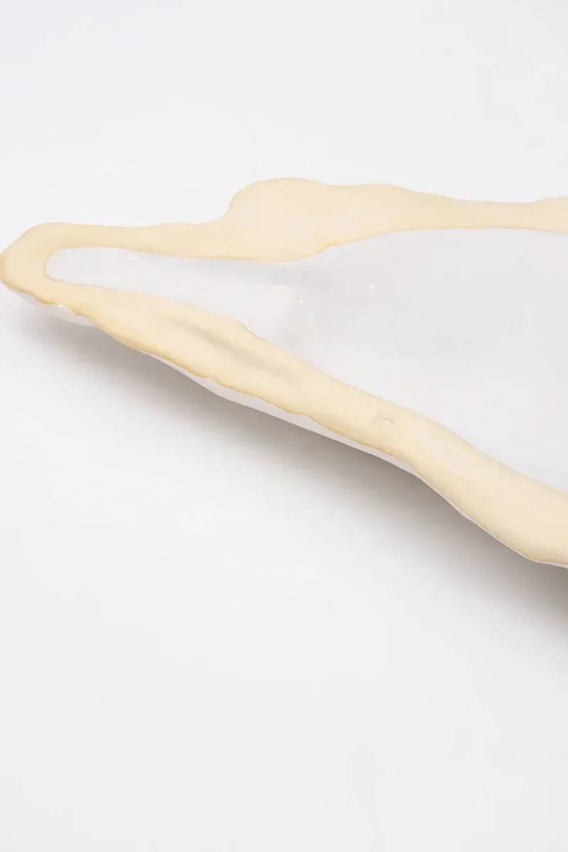 Bandeja con forma de ostra de cerámica – Image 4