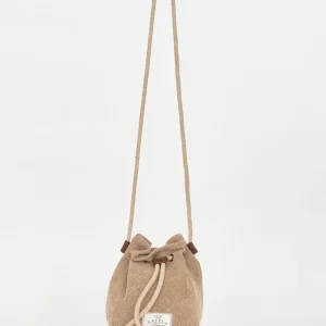 Bandolera tipo saco con cuerda de ajuste en jute