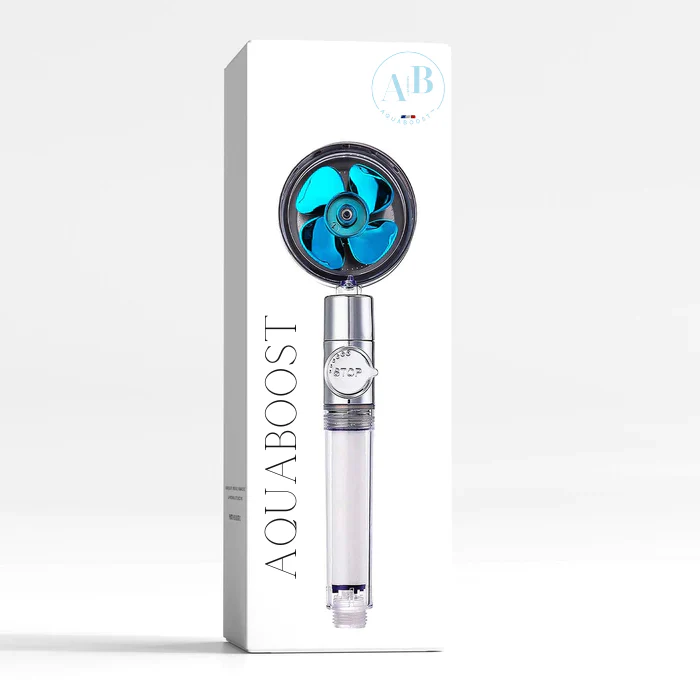 AQUABOOST™ La Douchette Anti-calcaire, Multiplie par 2 la pression, Économise 40% d'eau – Image 3
