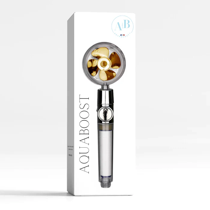 AQUABOOST™ La Douchette Anti-calcaire, Multiplie par 2 la pression, Économise 40% d'eau – Image 4