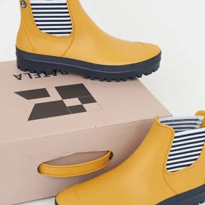 Botas impermeables o katiuskas amarillas