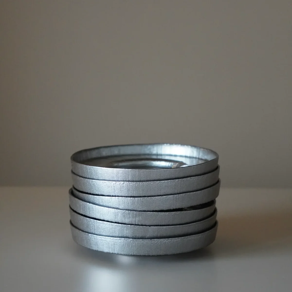 BRICARD LOT DE 6 DESSOUS DE VERRE GRIS NACRE – Image 3