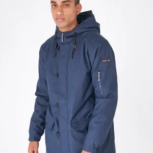 Chubasquero hombre con forro pelo largo