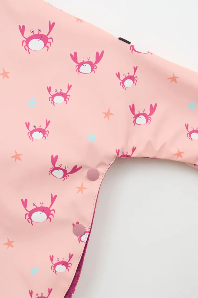 Chubasquero bebé tipo capa estampado forro interior de algodón – Image 4