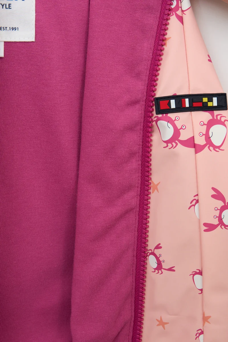 Chubasquero bebé tipo capa estampado forro interior de algodón – Image 6