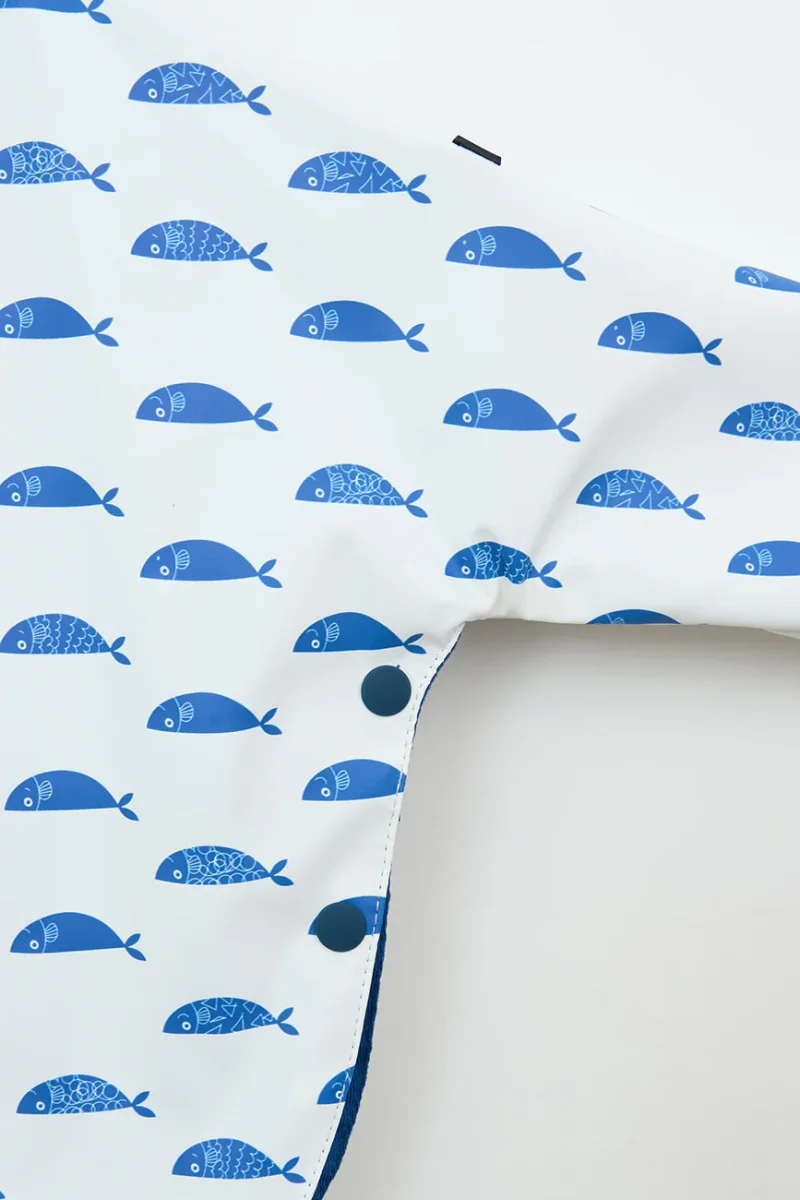 Chubasquero bebé tipo capa estampado forro interior de algodón – Image 9