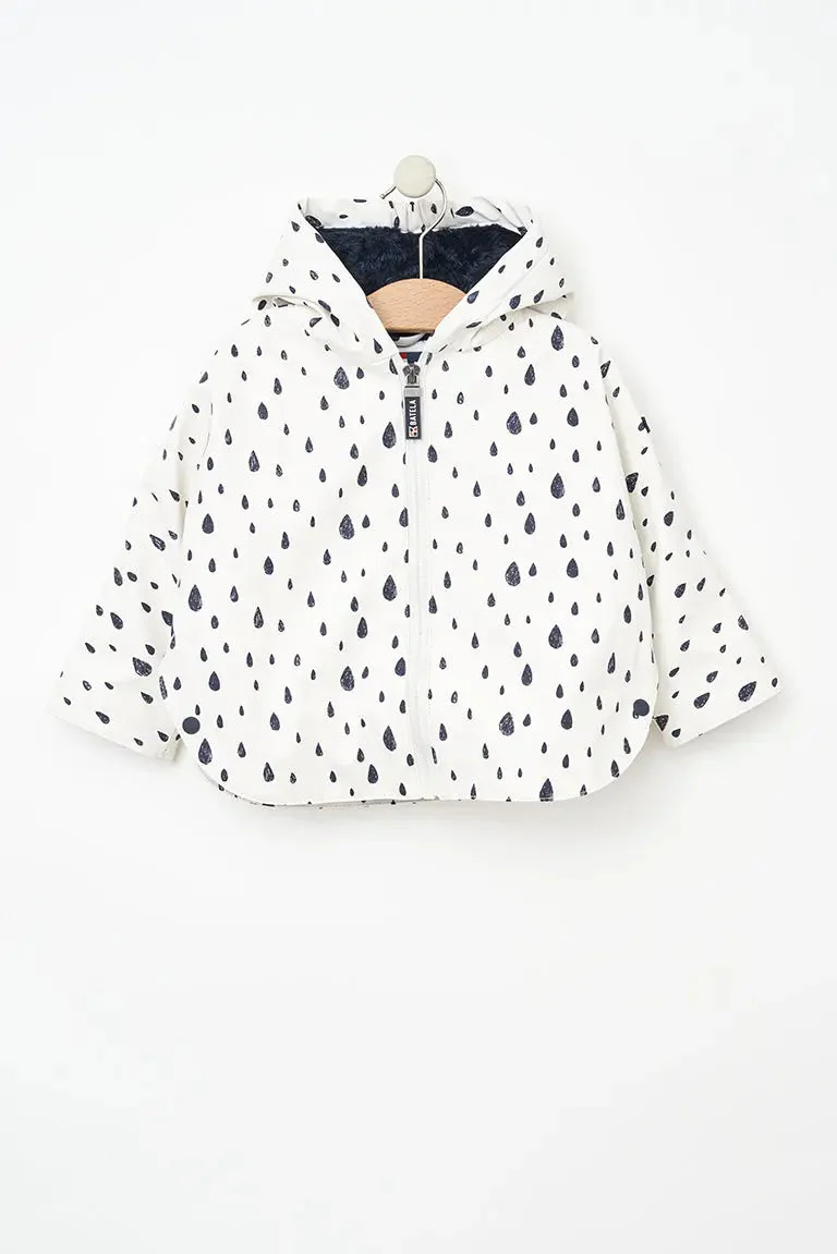 Chubasquero capa bebé con forro interior de pelo – Image 3