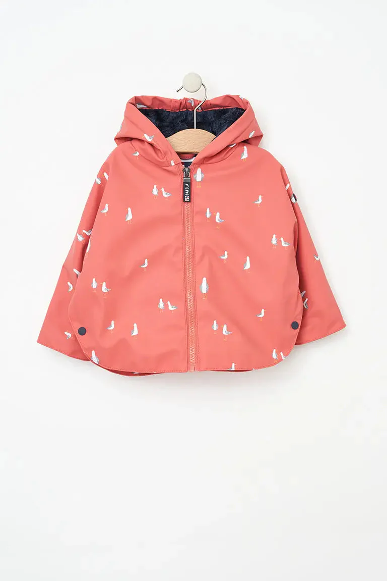 Chubasquero capa bebé con forro interior de pelo – Image 8