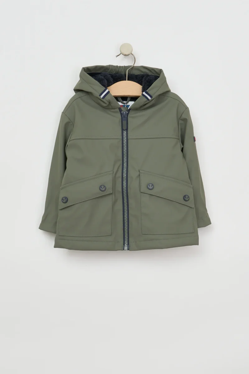 Chubasquero bebé bolsillos tapetas