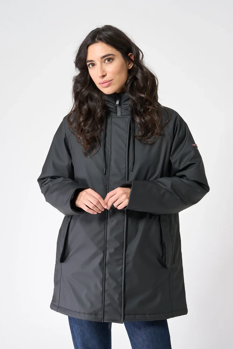 Chubasquero poliuretano forro a rayas – Image 5