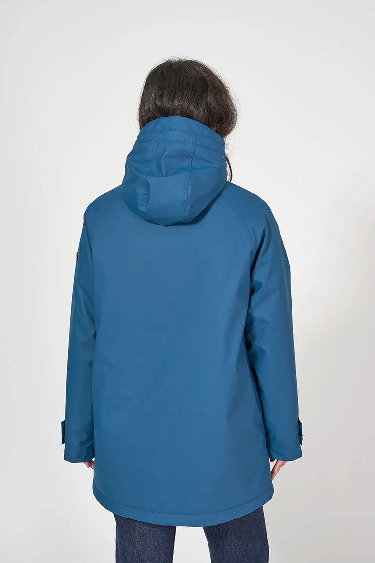 Chubasquero con forro a rayas – Image 4