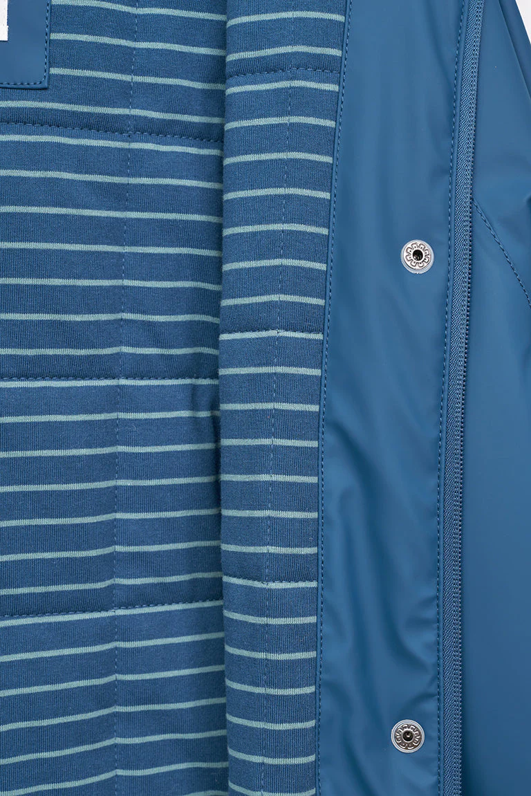 Chubasquero con forro a rayas – Image 6