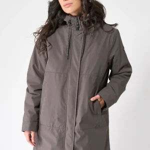 Abrigo impermeable con forro interior