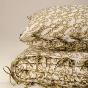 Parure de lit Paisley - Olive