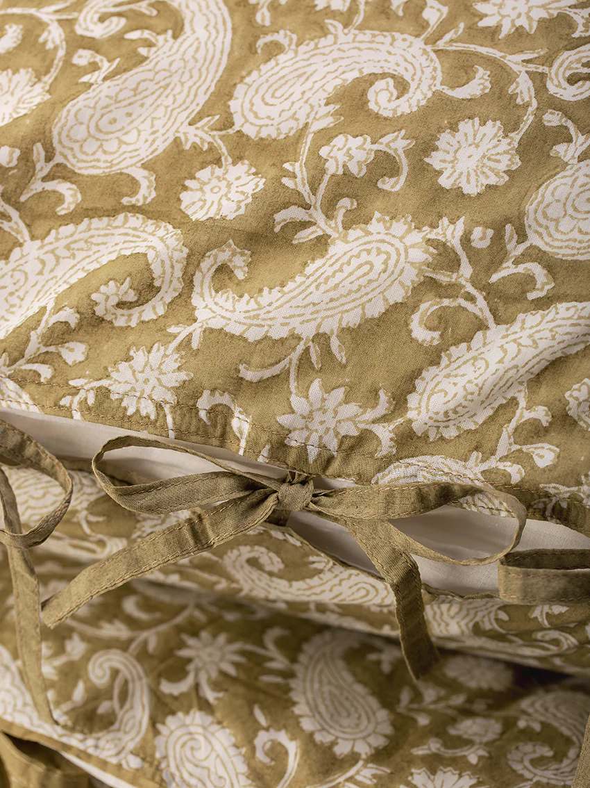 Parure de lit Paisley - Olive – Image 4