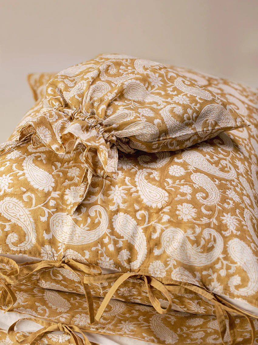 Parure de lit Paisley - Camel – Image 3