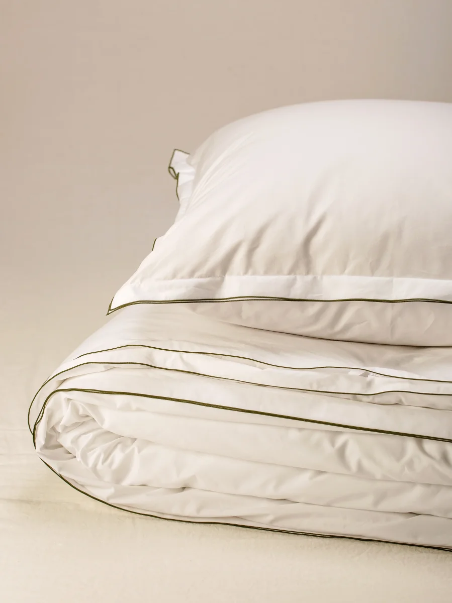 Parure de lit Bora - Olive