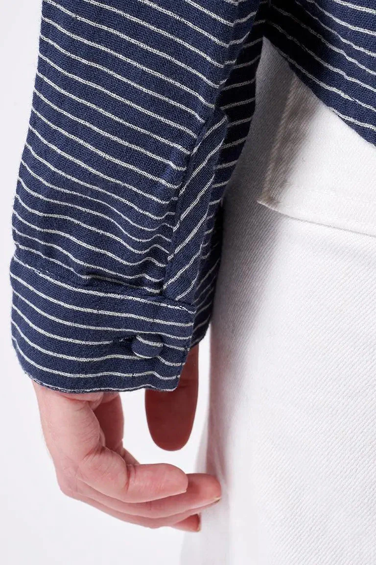 Camisa de gasa/algodón manga larga – Image 9