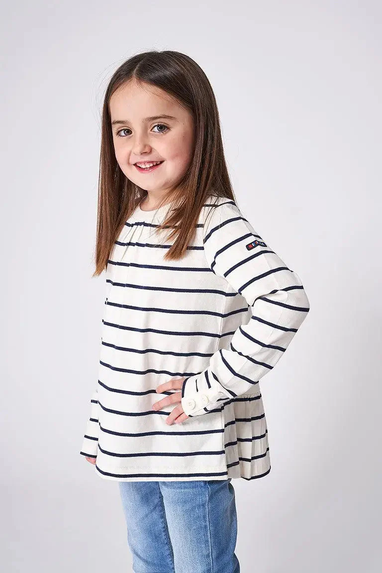 Camiseta a rayas de algodón manga larga – Image 4
