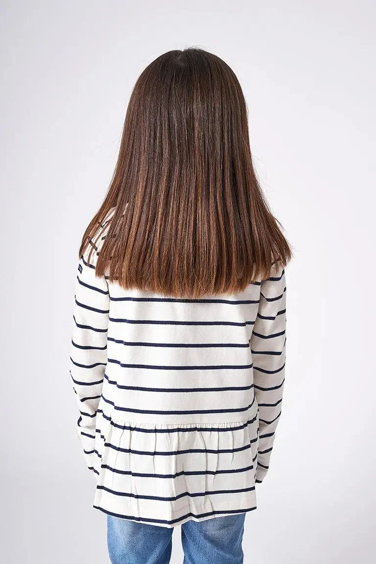 Camiseta a rayas de algodón manga larga – Image 5