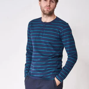 Camiseta a rayas manga larga