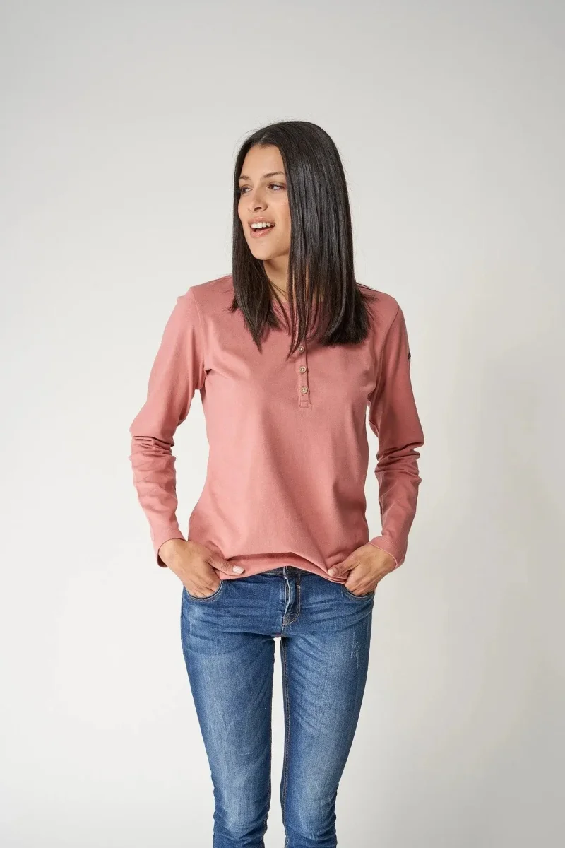 Camiseta algodón manga larga