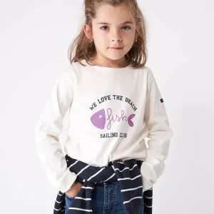 Camiseta de algodón manga larga "fish"