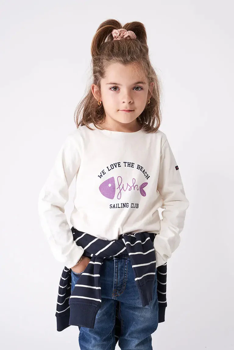 Camiseta de algodón manga larga "fish" – Image 2