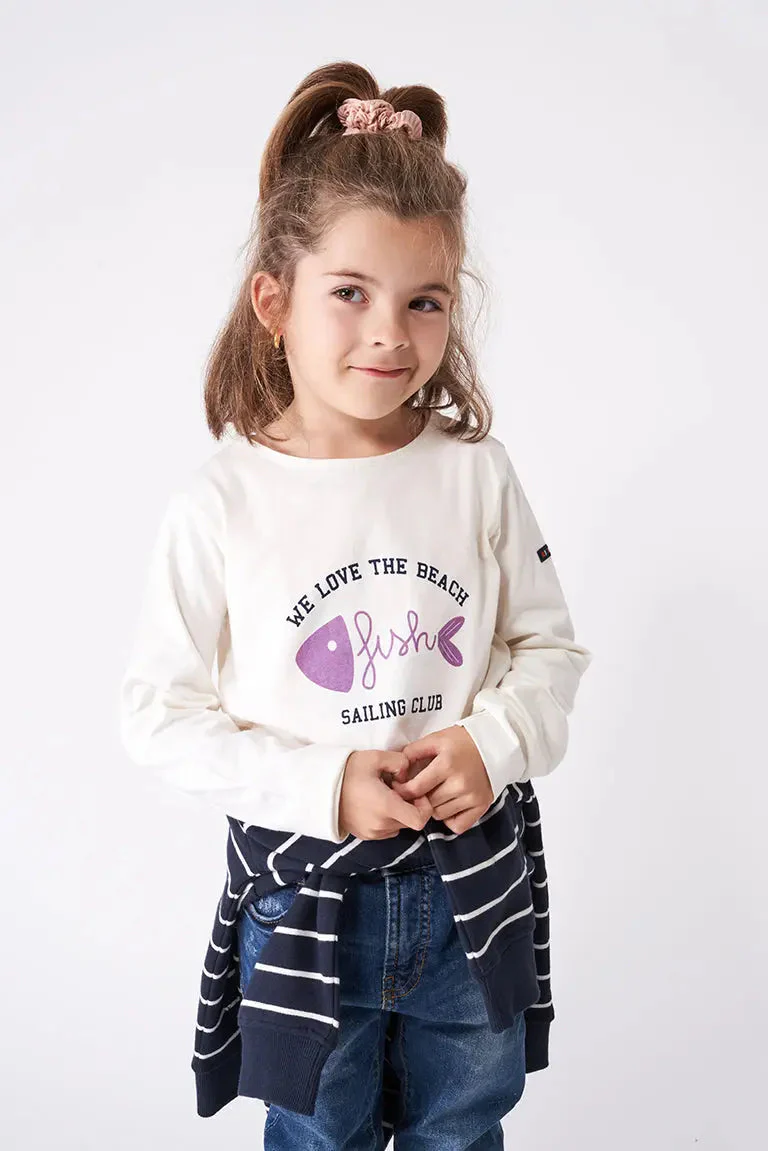 Camiseta de algodón manga larga "fish" – Image 3