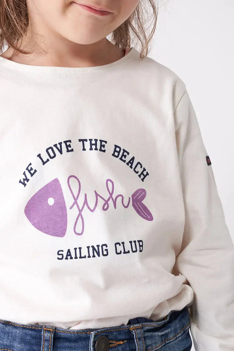 Camiseta de algodón manga larga "fish" – Image 5