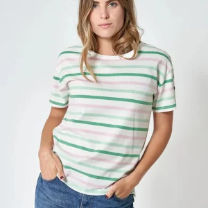 Camiseta rayas marsellesa algodón 180 gr