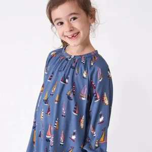 Camiseta manga larga con veleros