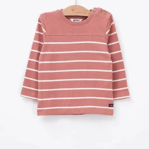 Camiseta marinera a rayas manga larga