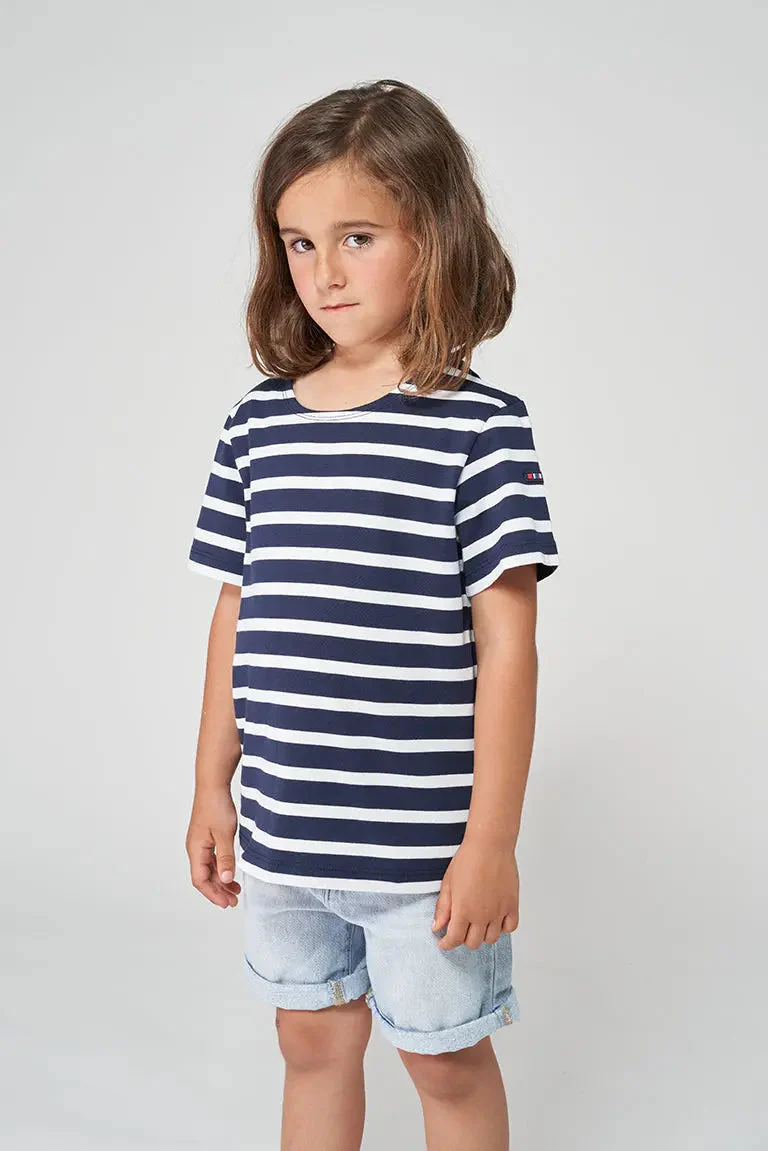 Camiseta marsellesa a rayas de algodón unisex – Image 6