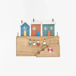 Casitas de puerto en colores vivos