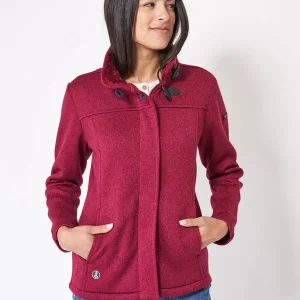 Forro polar suave con botón alamar