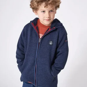 Chaqueta o Forro polar con capucha y cremallera