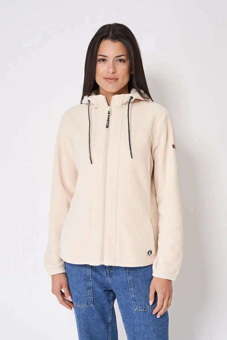 Chaqueta polar abierta con capucha – Image 2
