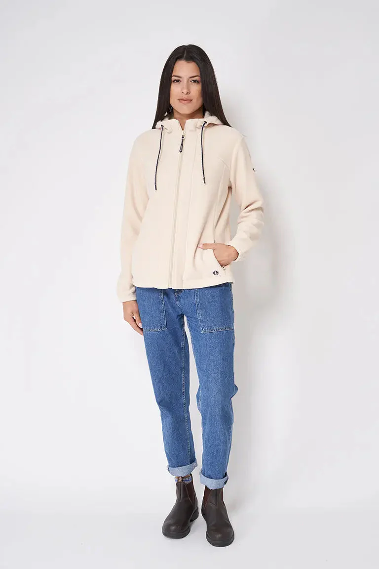 Chaqueta polar abierta con capucha – Image 3