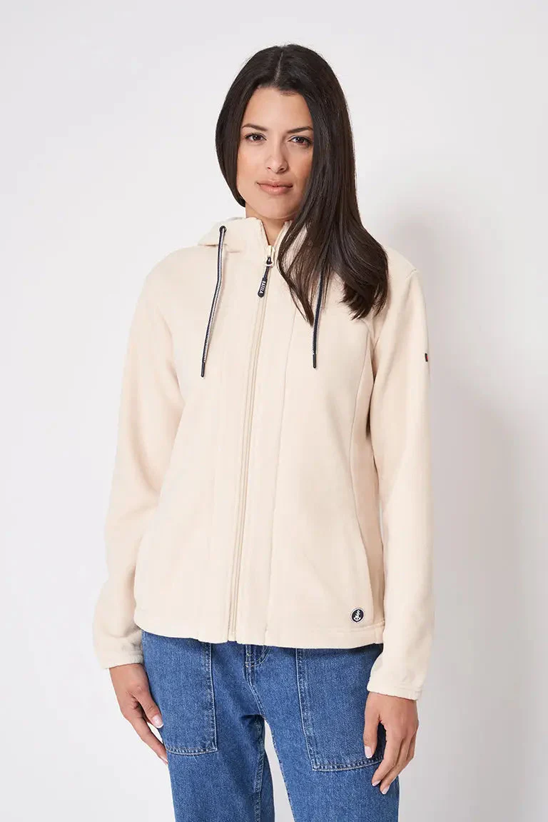 Chaqueta polar abierta con capucha – Image 5