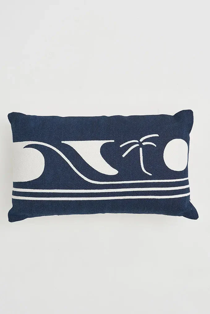 Cojín en algodón con detalles surferos – Image 2