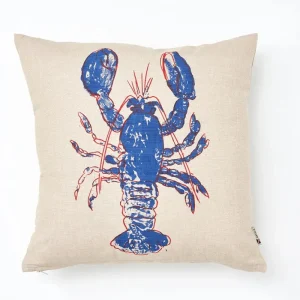Cojín estampado langosta - D7338