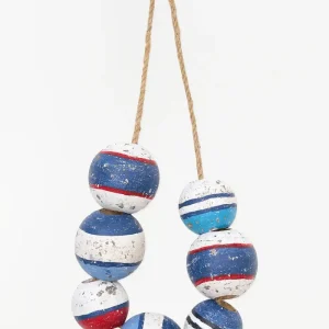 Colgante de boyas de madera