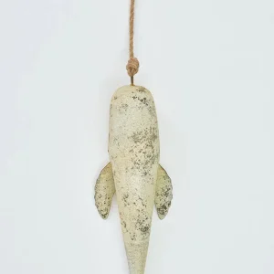 Colgante de hojalata forma de ballena