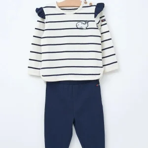 Conjunto pantalón y camiseta de algodón