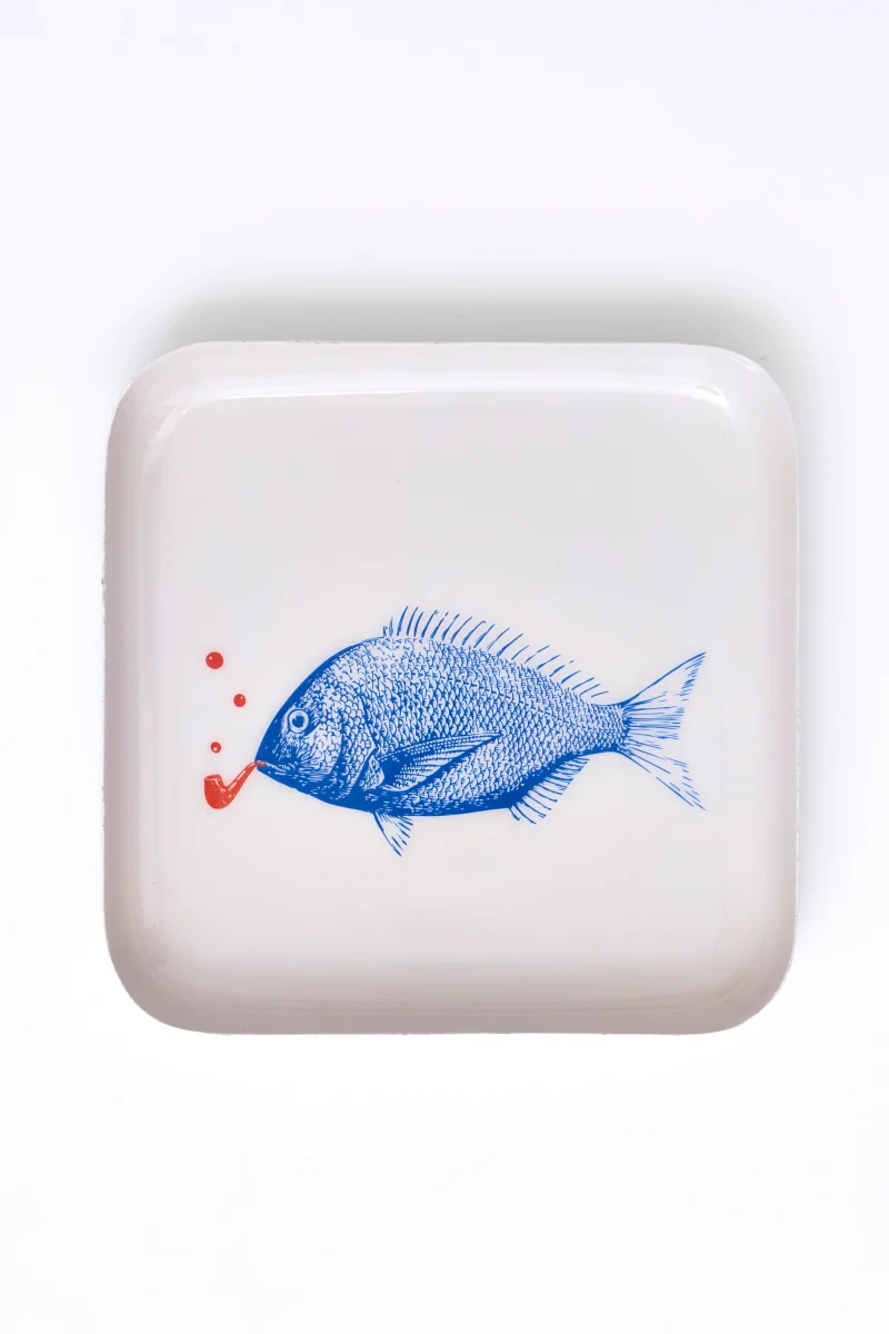Bandeja metal pez ilustrado – Image 4