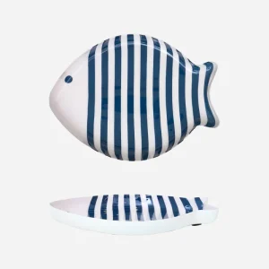 Bandeja metal pez rayas