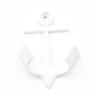 Perchero ancla lacado en blanco - D846B