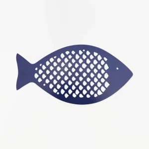 Salvamantel aluminio pez - D945